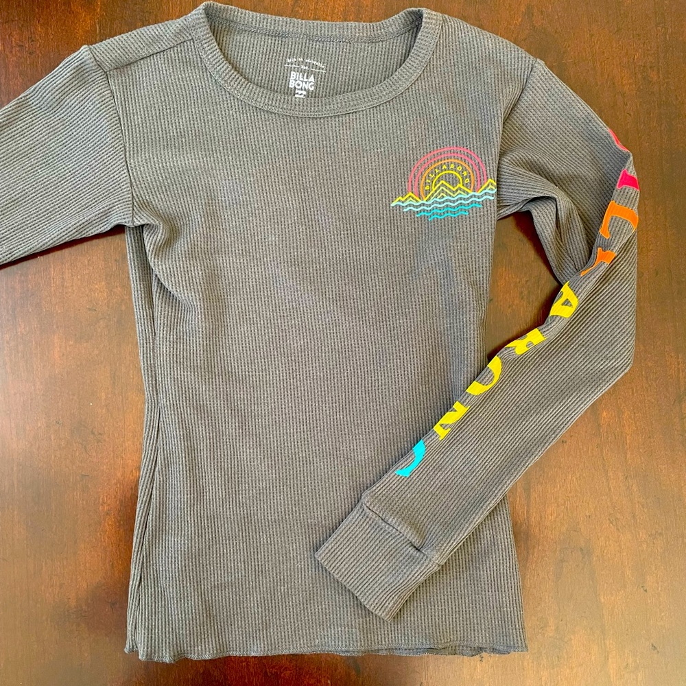Billabong longsleeve shirt with print